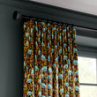 Load image into Gallery viewer, CORAL ODYSSEY BLACK: Velvet Fabric (per metre)