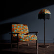 Load image into Gallery viewer, CORAL ODYSSEY ORANGE: Velvet Fabric (per metre)