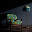 Load image into Gallery viewer, CORAL ODYSSEY TEAL: Velvet Fabric (per metre)