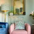 Load image into Gallery viewer, REBEL KNIT TOURMALINE: Velvet Lampshade