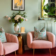 Load image into Gallery viewer, REBEL KNIT TOURMALINE: velvet cushion