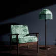 Load image into Gallery viewer, ELECTRIC LAGOON DEW: Velvet Fabric (per metre)