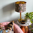 Load image into Gallery viewer, ZELLANDINE NOIR: Velvet Lampshade
