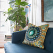 Load image into Gallery viewer, ZELLANDINE'S EMERALD BROOCH: velvet cushion