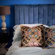 Load image into Gallery viewer, ZELLANDINE NOIR: velvet cushion