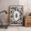 Load image into Gallery viewer, ELEMENTAL BEETLE print : black/ white