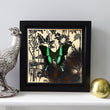 Load image into Gallery viewer, LAGOON Green Swallowtail: gold/ black