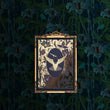 Load image into Gallery viewer, ELEMENTAL HUMMINGBIRD print : purple/ gold