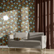 Load image into Gallery viewer, CORAL ODYSSEY BLACK: Wallpaper Sample