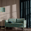Load image into Gallery viewer, DRAGONFLY SWARM SAGE: Velvet Fabric (per metre)