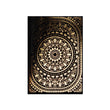 Load image into Gallery viewer, INSECT MANDALA print: black/ gold