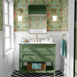 Load image into Gallery viewer, ZELLANDINE AQUA: Wallpaper Sample