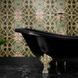 Load image into Gallery viewer, ZELLANDINE NOIR: Wallpaper Sample