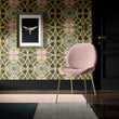 Load image into Gallery viewer, ZELLANDINE NOIR: Wallpaper Sample