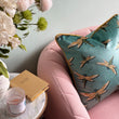 Load image into Gallery viewer, DRAGONFLY SWARM SAGE: velvet cushion