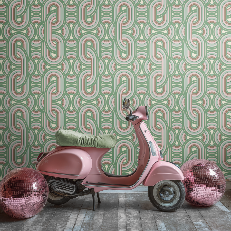 REBEL KNIT TOURMALINE: Wallpaper