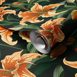 FIERCE BLOOM LEAF: Wallpaper