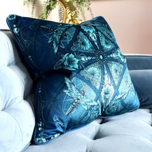ZELLANDINE MOONLIGHT: velvet cushion