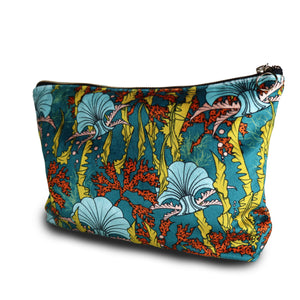 CORAL ODYSSEY TEAL: Everyday Pouch