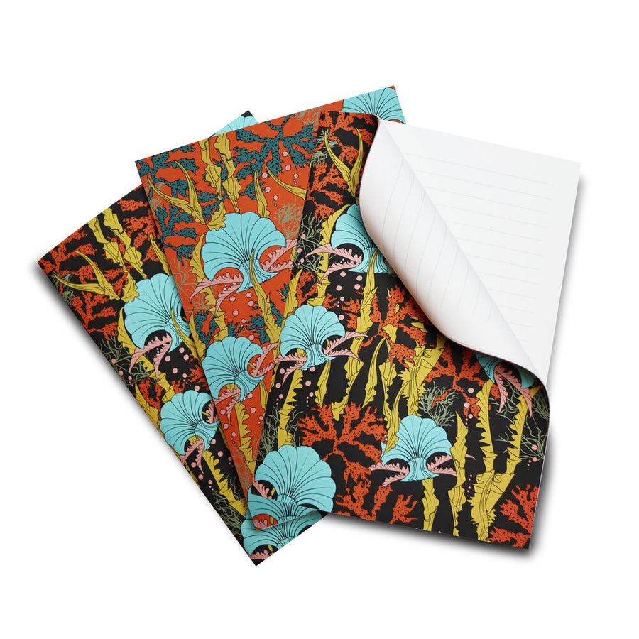 CORAL ODYSSEY Notebooks: set of 3