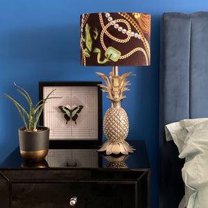 TIANA ANTIQUE: Velvet Lampshade