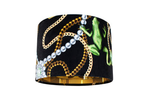 TIANA ANTIQUE: Velvet Lampshade